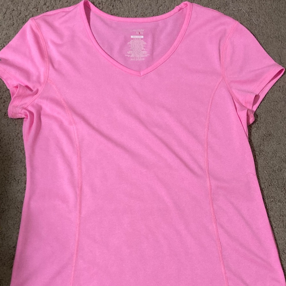 DANSKIN pink workout shirt